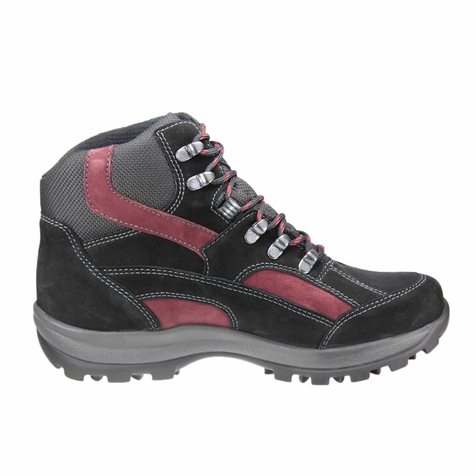 Waldläufer Wanderstiefel für Damen in schwarz | Schuhparadies