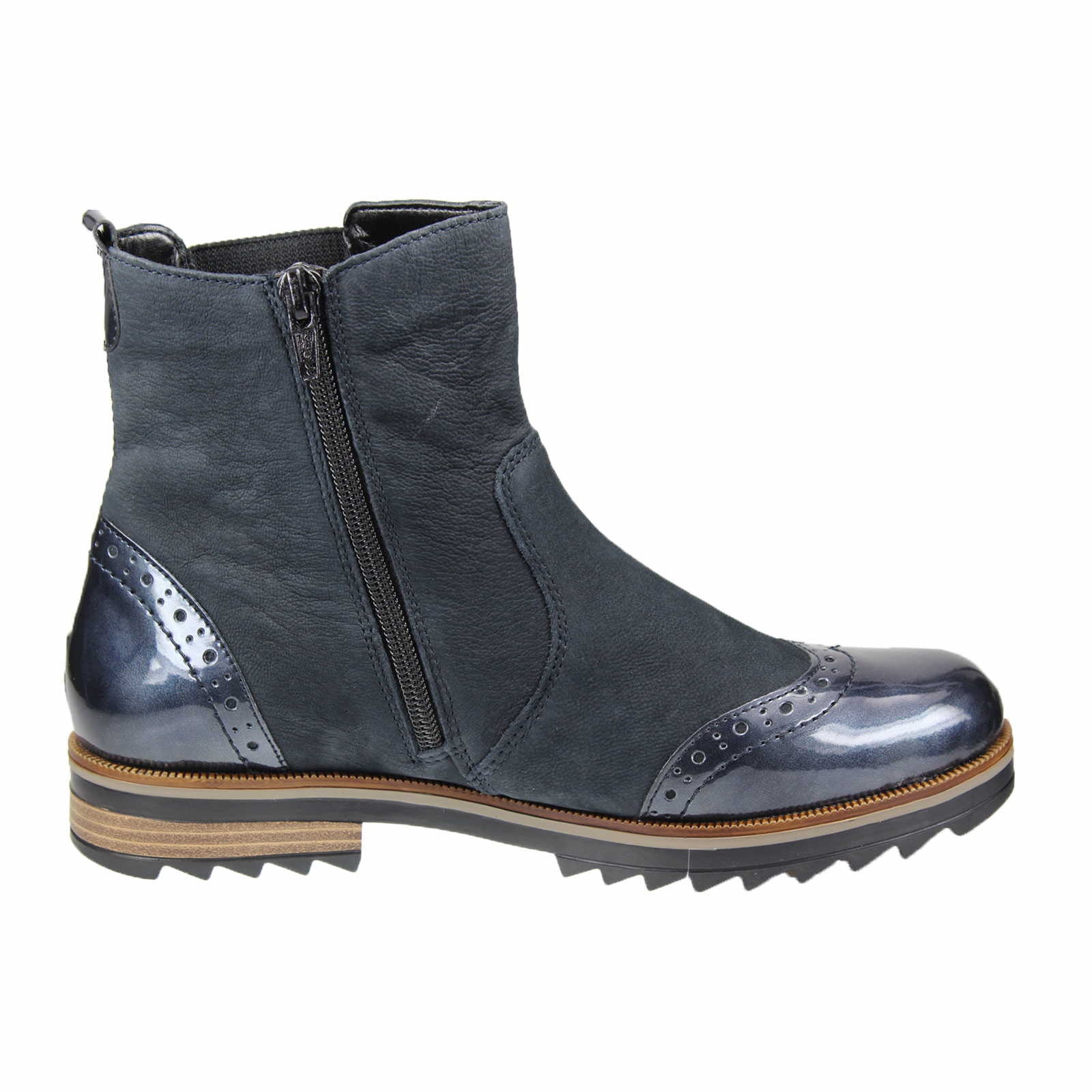 Remonte Stiefelette für Damen in blau | Schuhparadies