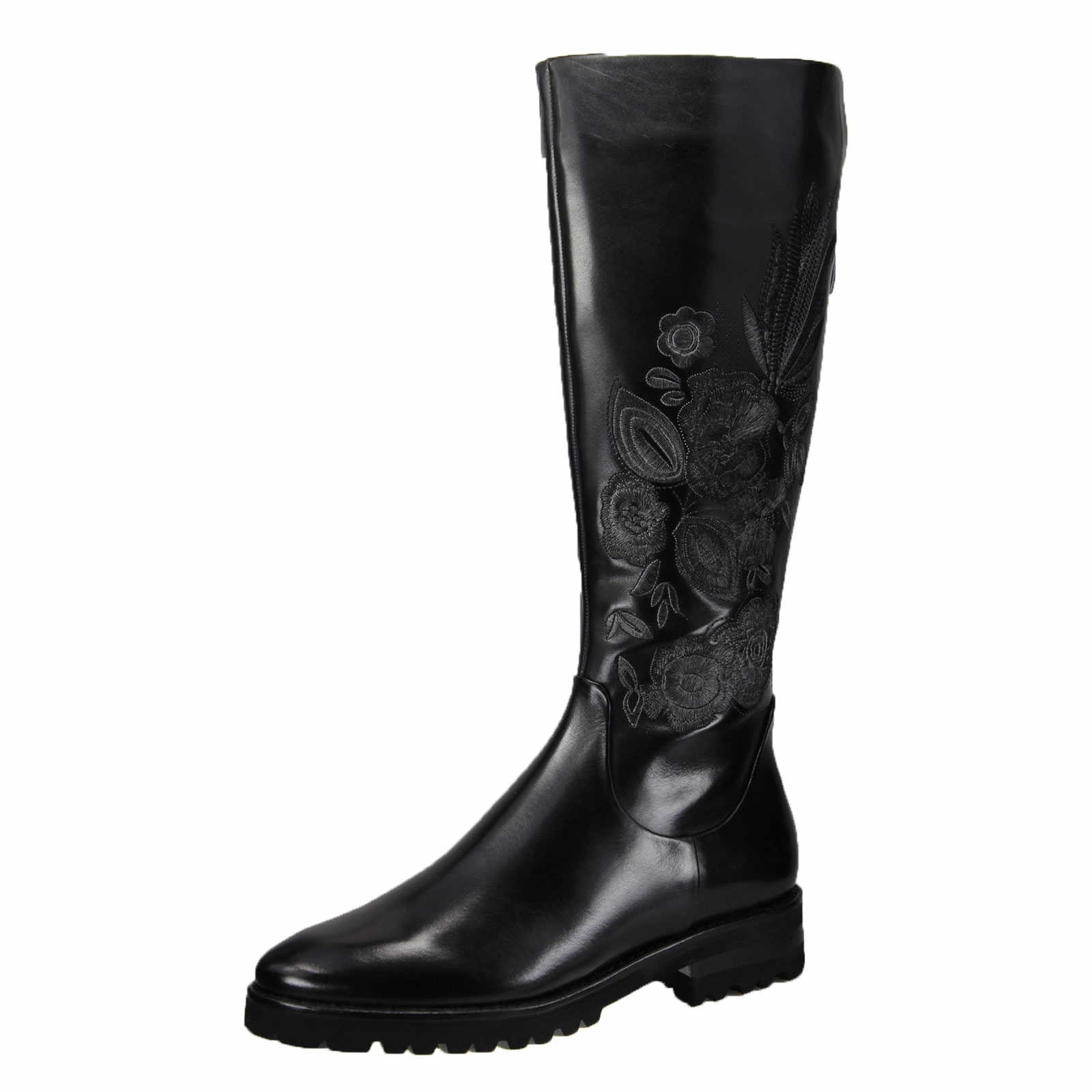Gerry weber shoes langschaftstiefel f r damen in schwarz schuhparadies