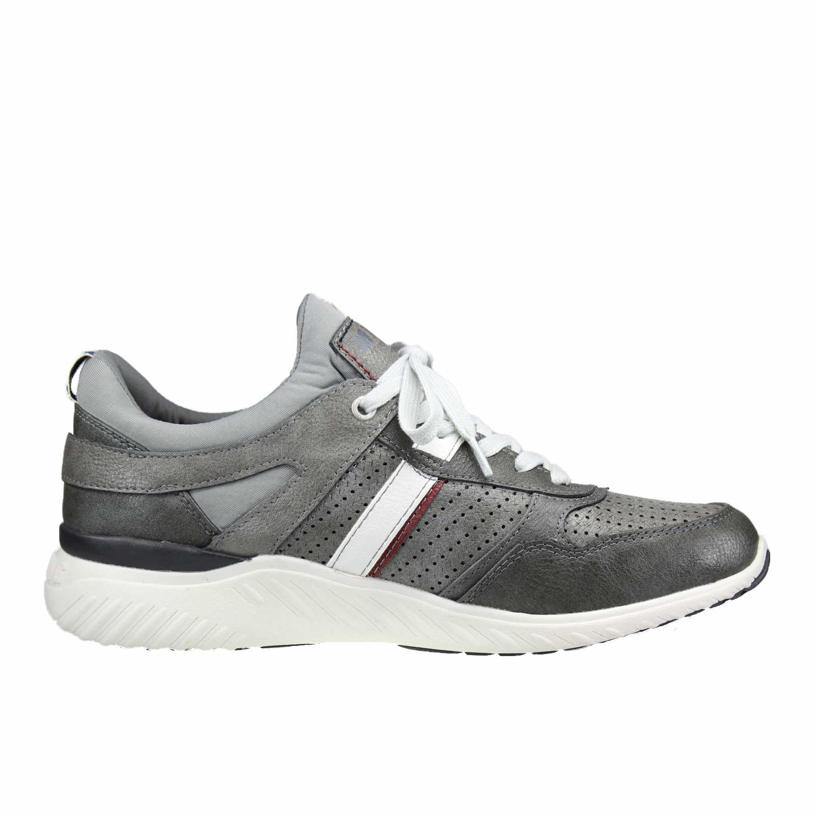 Mustang Shoes Sneaker fr Herren in grau | Schuhparadies