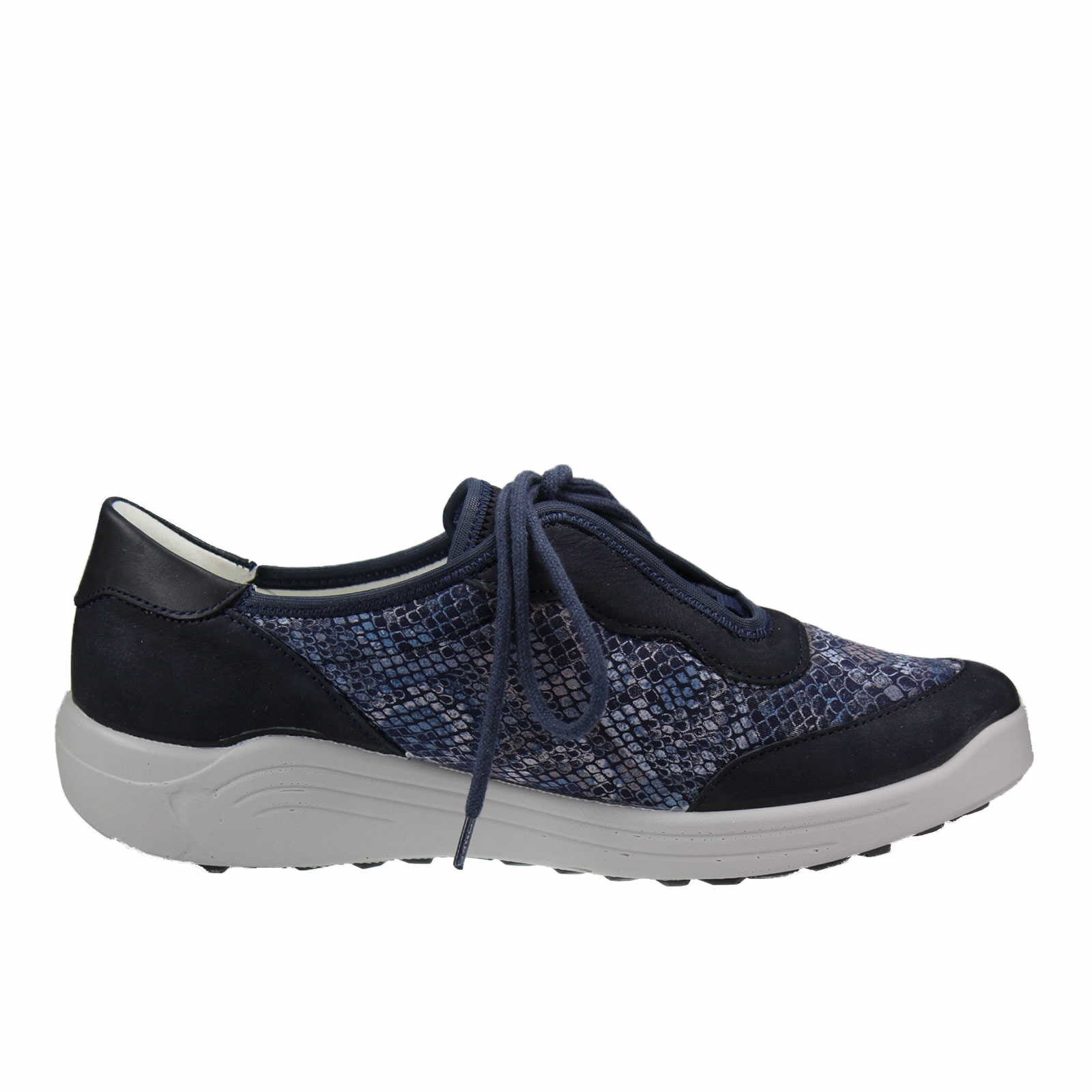 Romika Schnürhalbschuh für Damen in blau | Schuhparadies