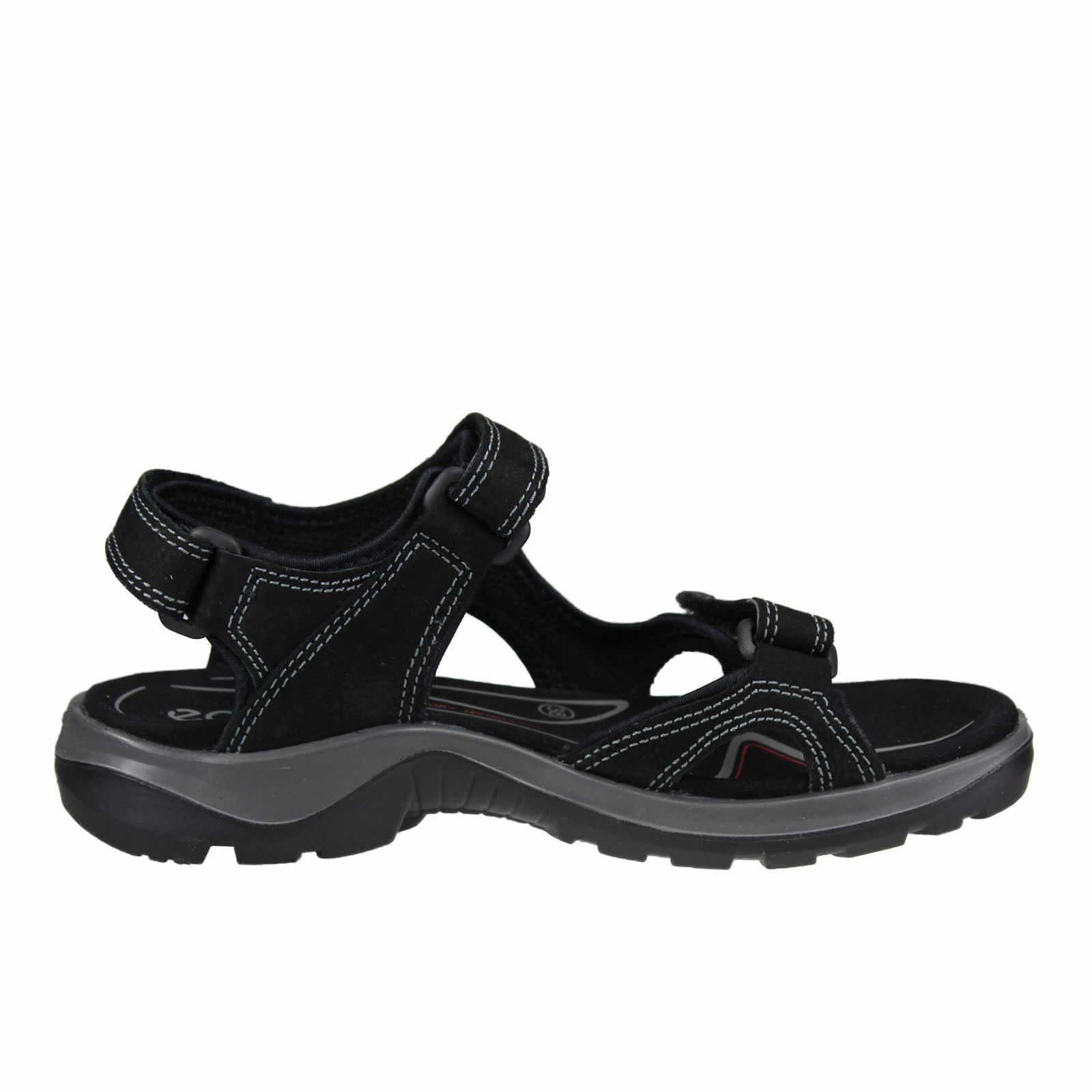 Ecco Sandalette für Damen in schwarz | Schuhparadies