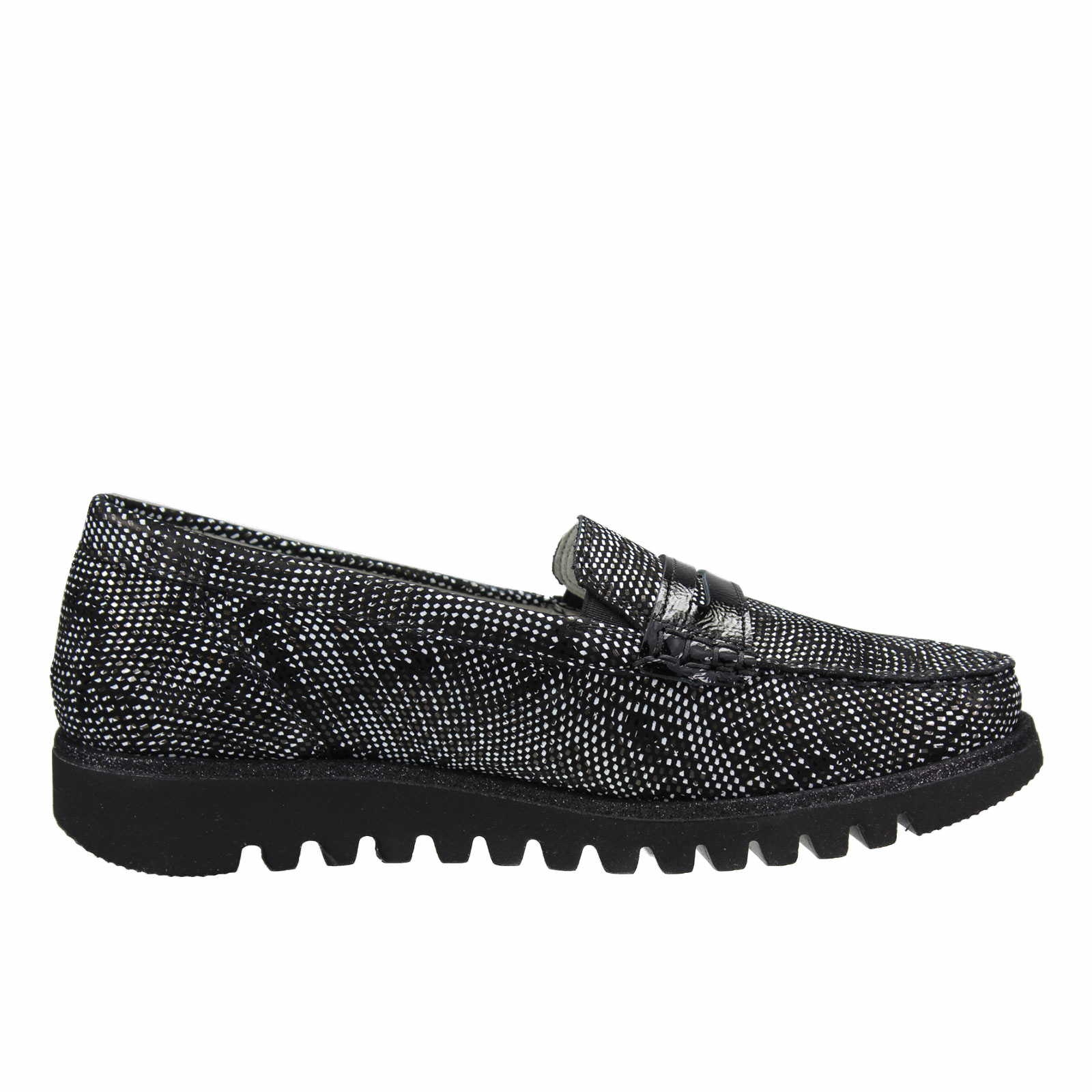 Waldläufer Slipper für Damen in schwarz | Schuhparadies