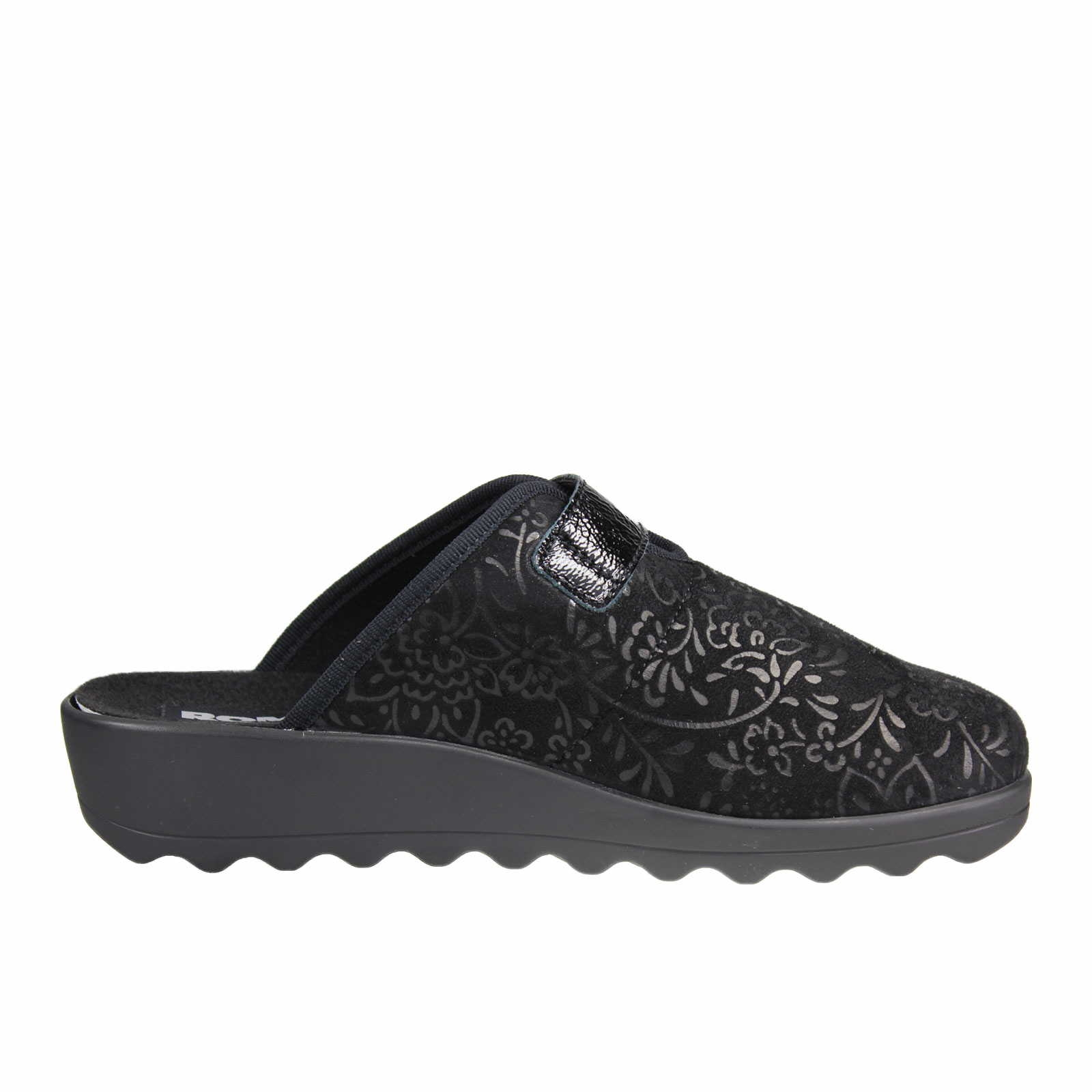 Romika Hausschuh in schwarz | Schuhparadies