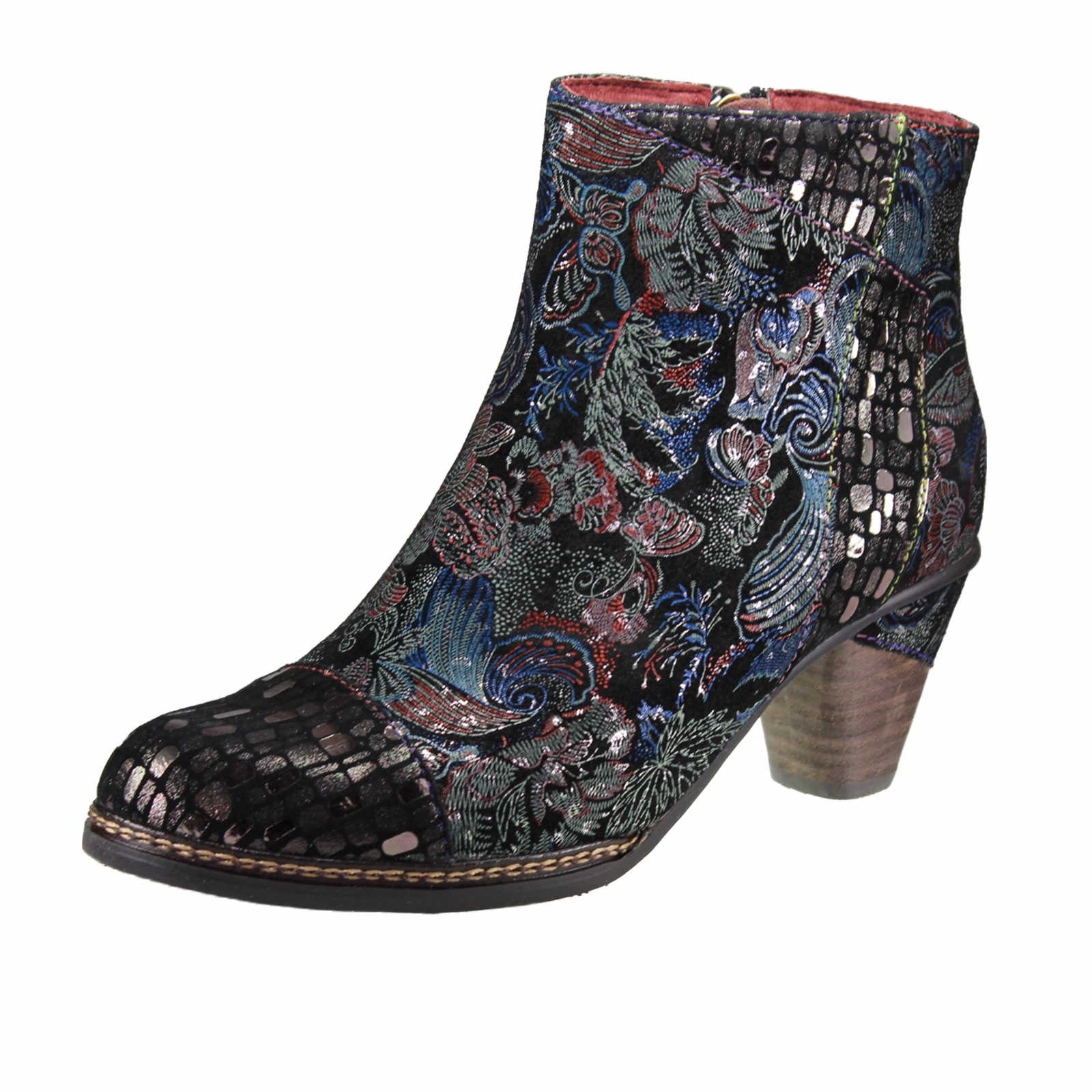Laura Vita Damen Stiefeletten Ancnao 139 – Blockabsatz, Pull-On, PVC & Gummisohle