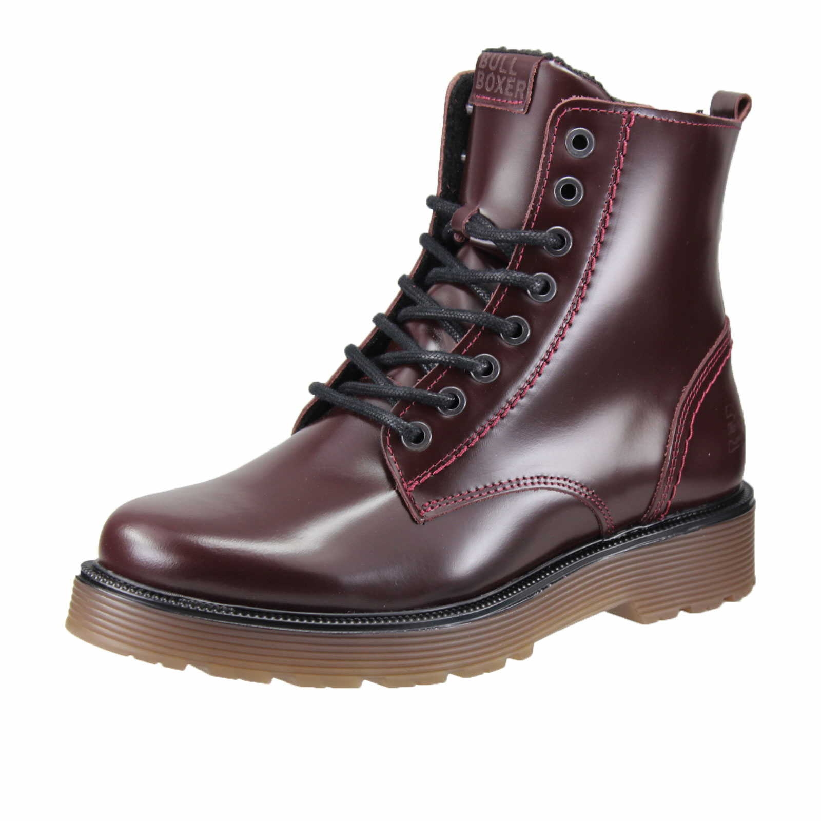 Bullboxer Schnür-Bootie für Damen in rot | Schuhparadies