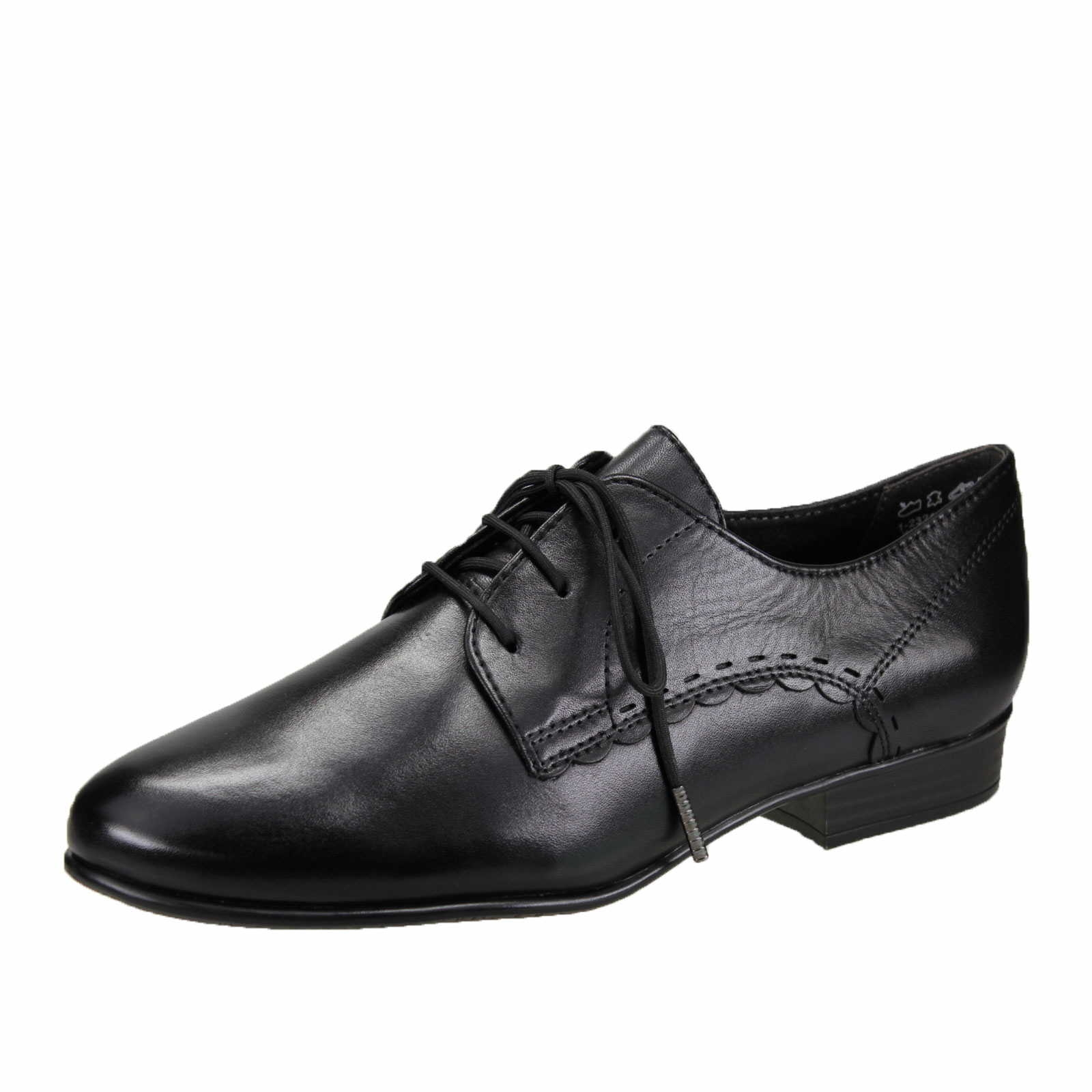 Tamaris Schnürhalbschuh für Damen in schwarz Schuhparadies