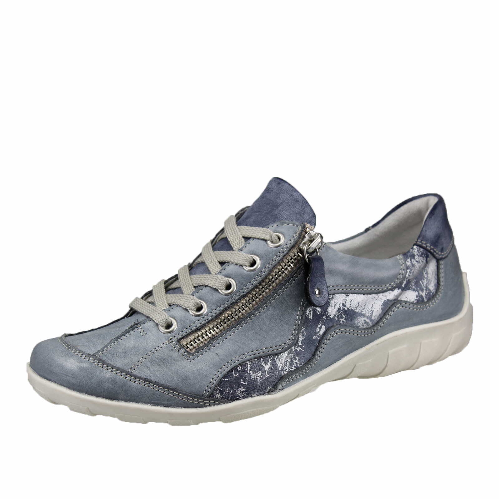 Remonte Schnürhalbschuh für Damen in blau | Schuhparadies