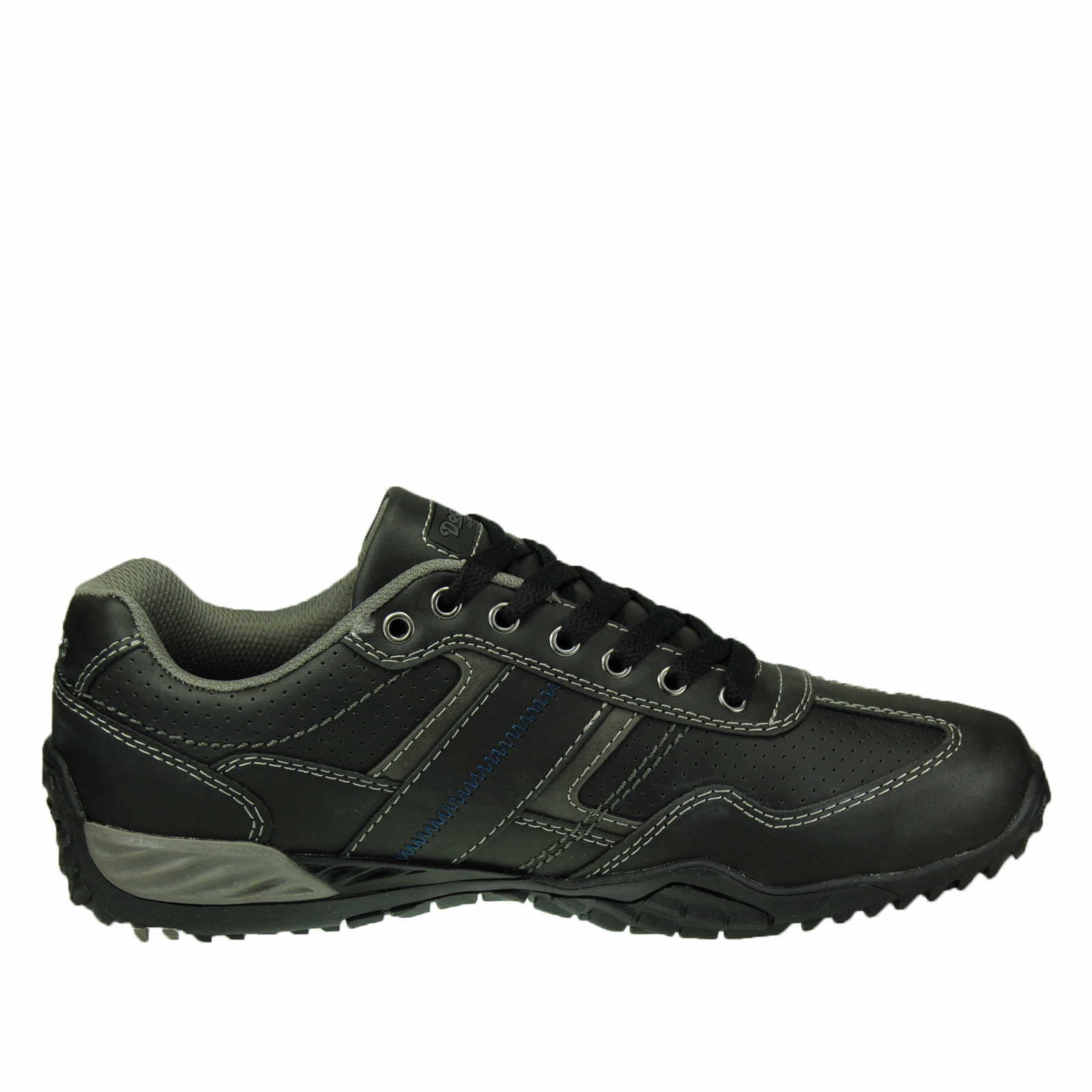 Dockers Schnürhalbschuh für Herren in grau | Schuhparadies