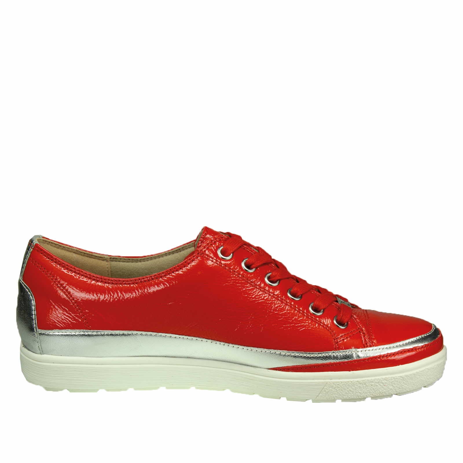Caprice Sneaker für Damen in rot | Schuhparadies