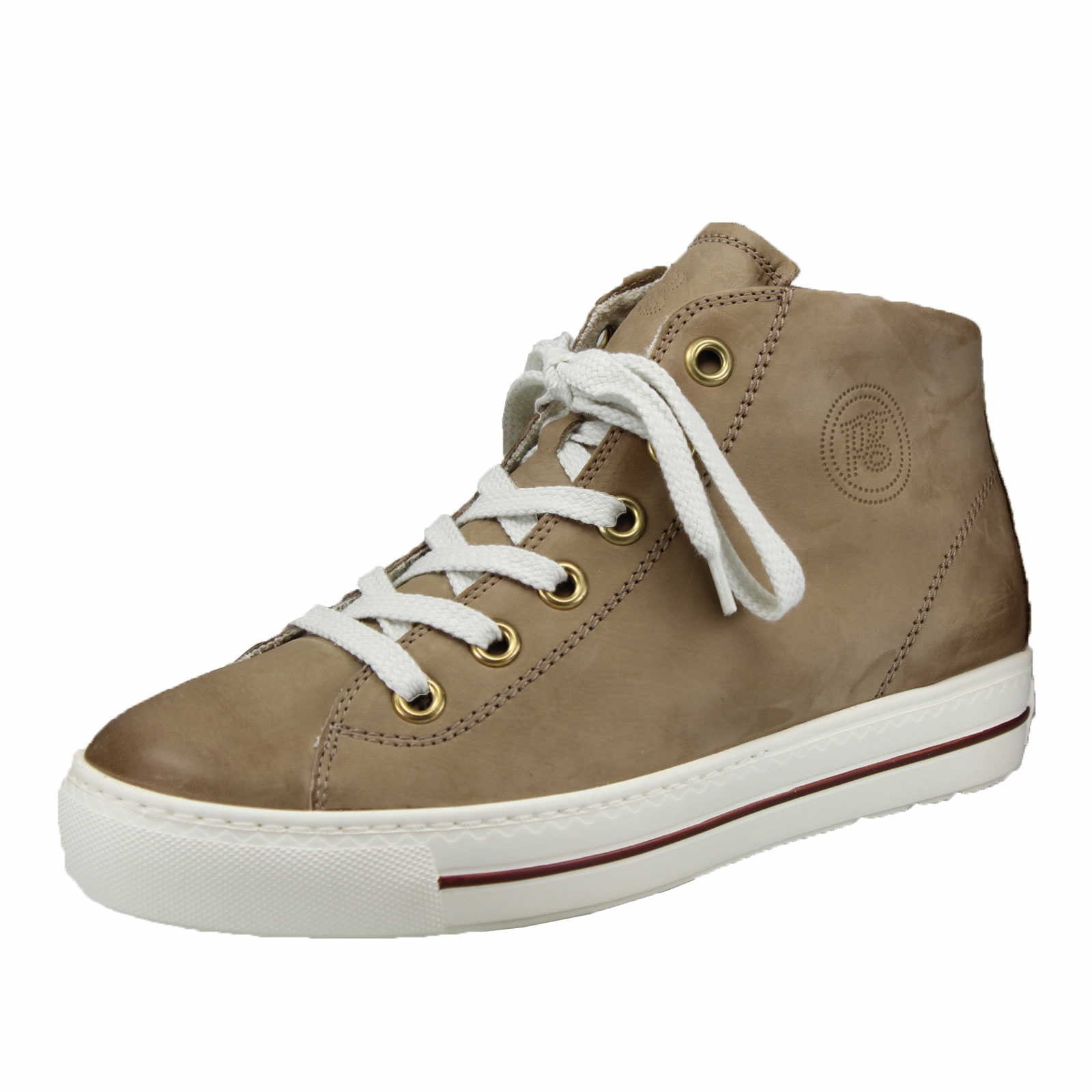 Paul Green Schnür-Bootie für Damen in beige | Schuhparadies