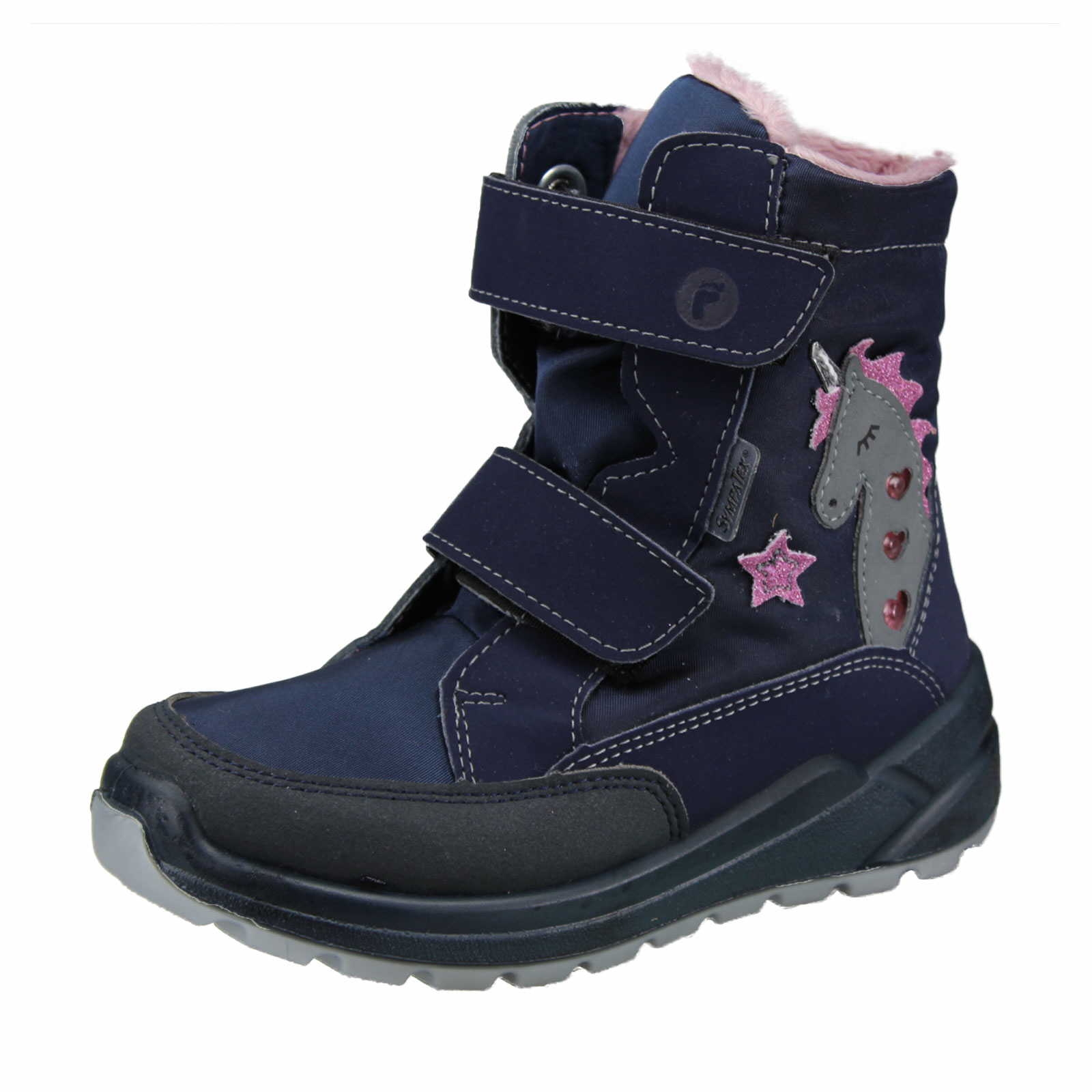 Ricosta Klettbootie in blau | Schuhparadies
