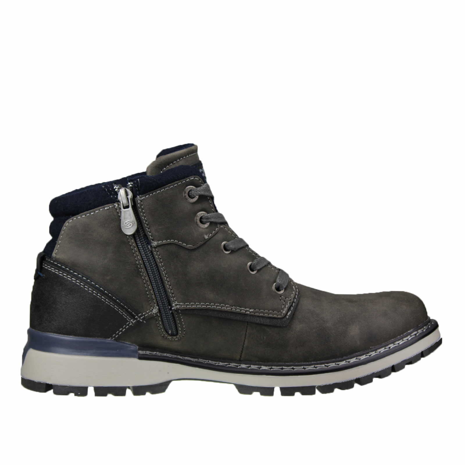 Dockers Schnür-Bootie für Herren in grau | Schuhparadies