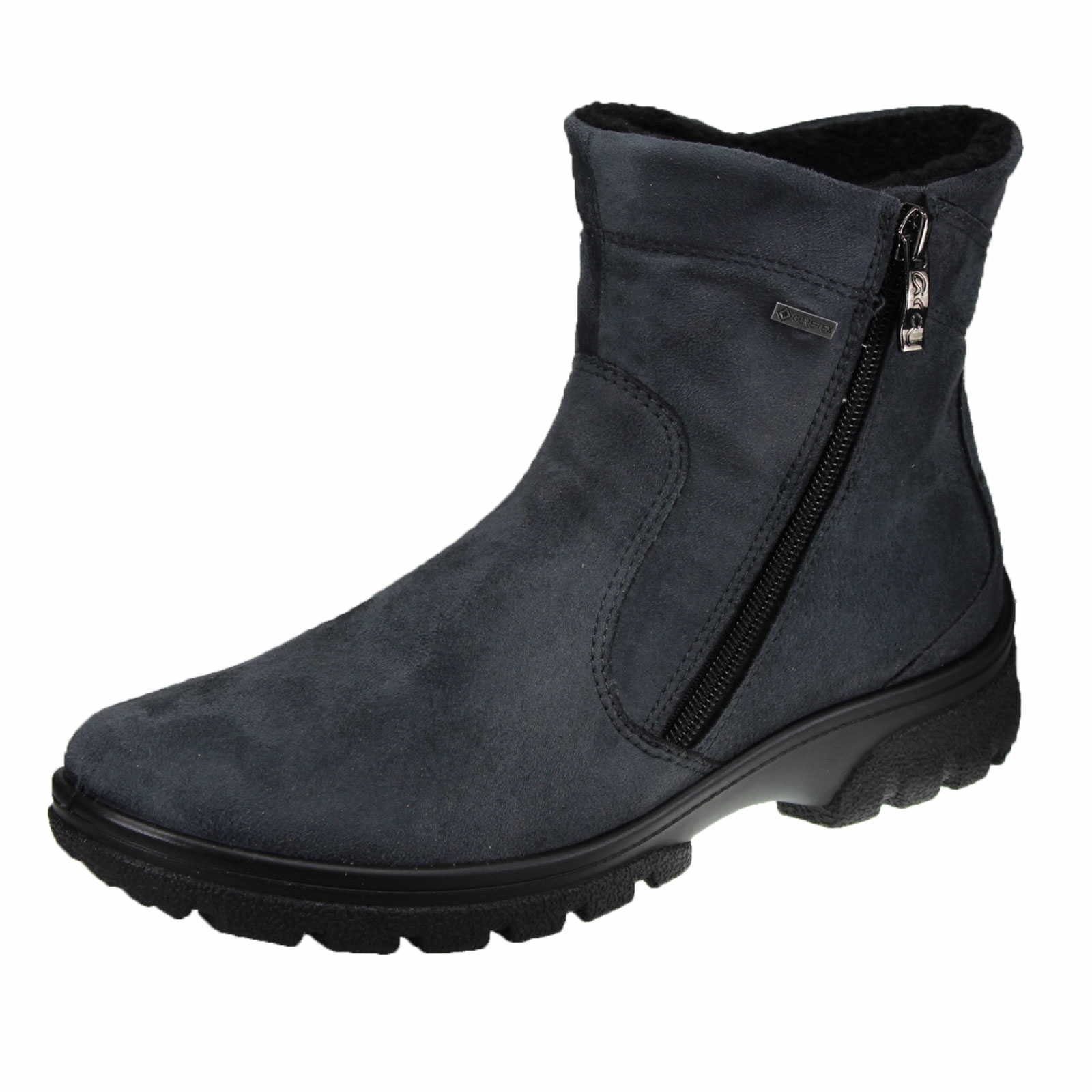 ARA Damen Nature Stiefelette Aus Leder – Flache Stiefelette Mit Wollfutter Für Herbst & Winter