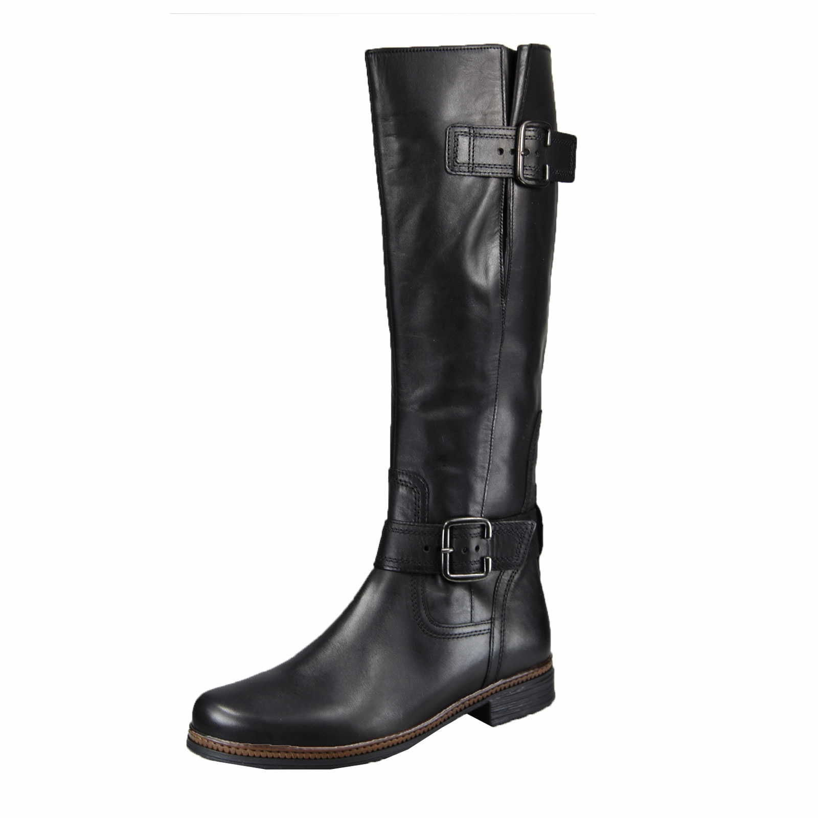 damen langschaftstiefel schwarz