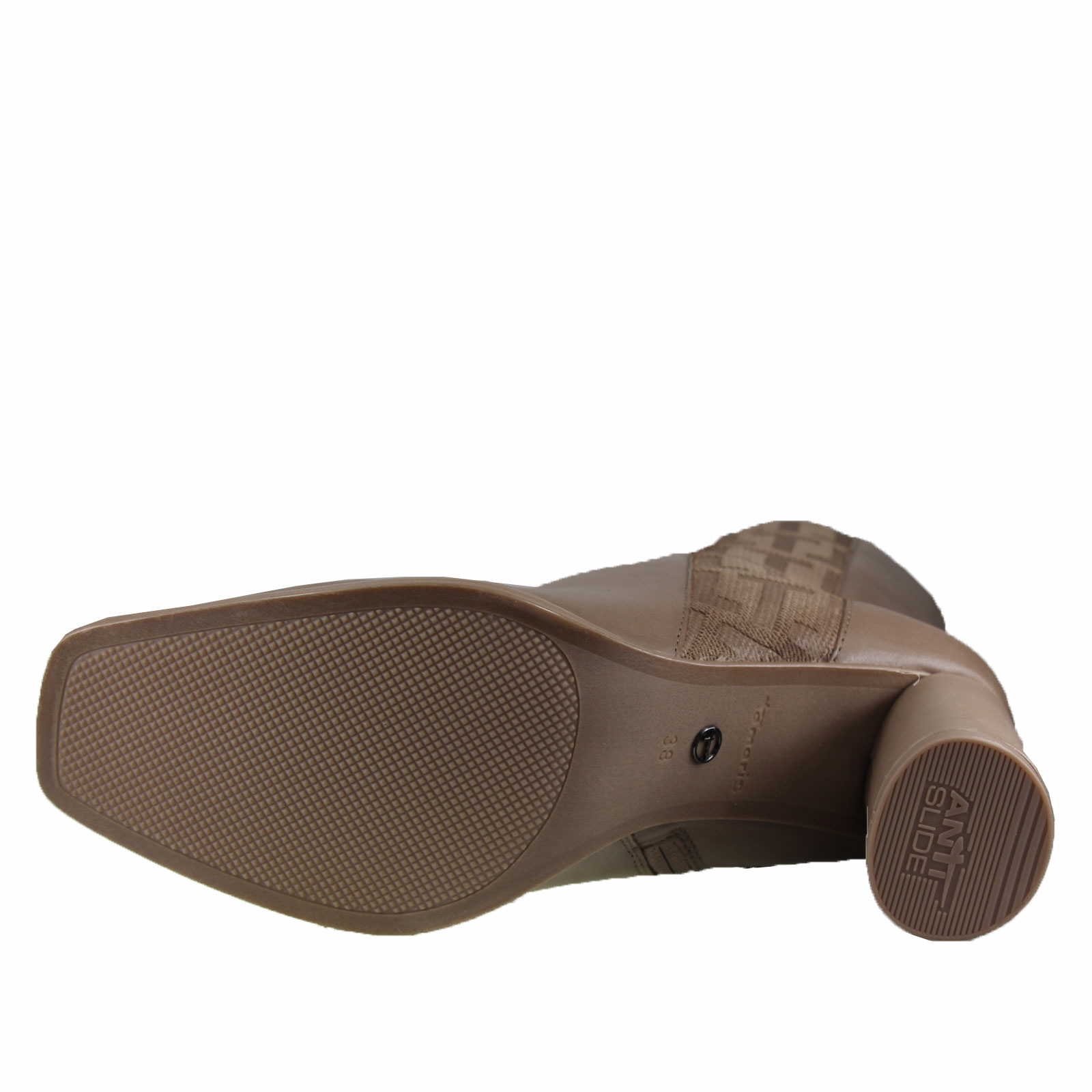Zapatillas Planas Tamaris Comfort Para Mujer - Con Cremallera, Color Blanco/Beige, Talla 36 EU